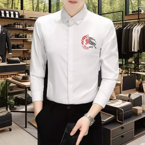 Wholesale Burberry Shirts Long Sleeved For Men #1374918 $56.00 USD, Wholesale Quality Replica Burberry Shirts