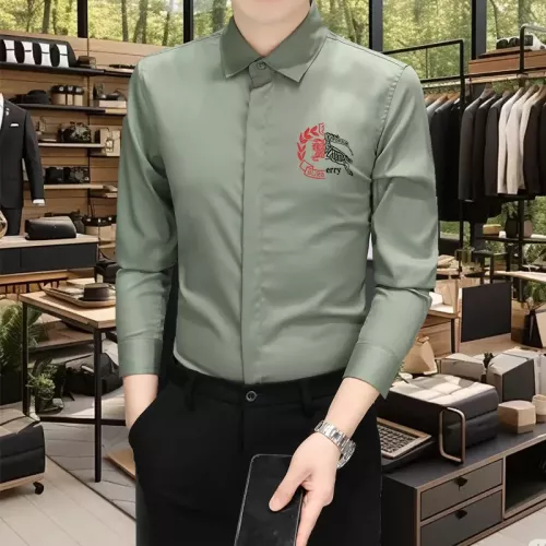 Wholesale Burberry Shirts Long Sleeved For Men #1374919 $56.00 USD, Wholesale Quality Replica Burberry Shirts