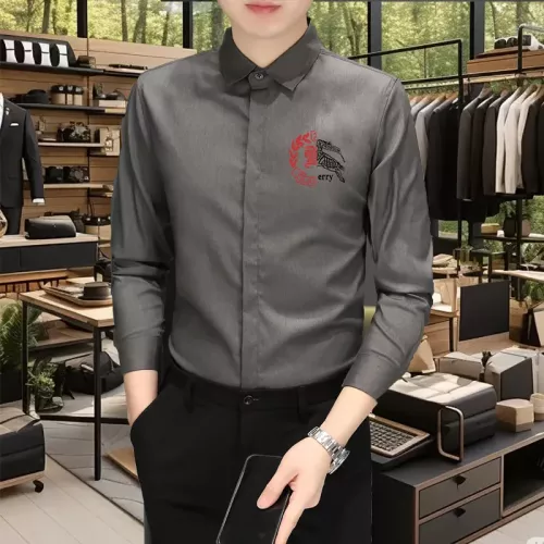 Wholesale Burberry Shirts Long Sleeved For Men #1374921 $56.00 USD, Wholesale Quality Replica Burberry Shirts