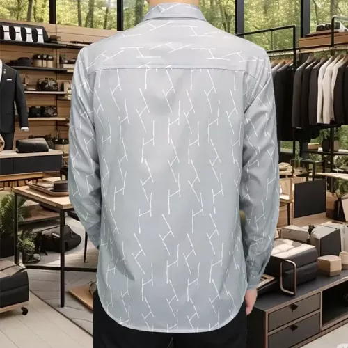 Replica Boss Shirts Long Sleeved For Men #1374925 $56.00 USD for Wholesale