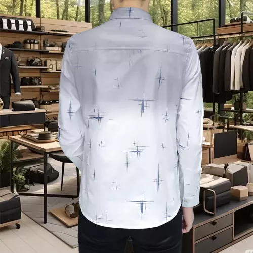 Replica Chrome Hearts Shirts Long Sleeved For Men #1374933 $56.00 USD for Wholesale