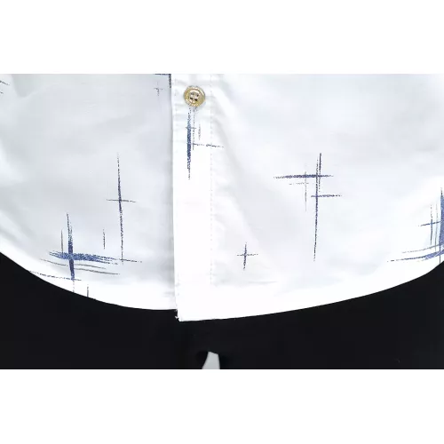 Replica Chrome Hearts Shirts Long Sleeved For Men #1374933 $56.00 USD for Wholesale