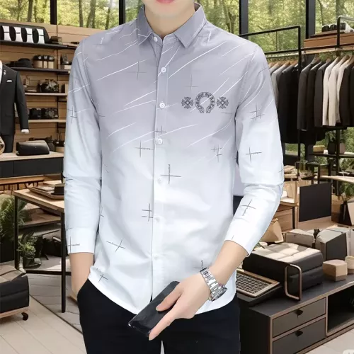 Replica Chrome Hearts Shirts Long Sleeved For Men #1374939 $56.00 USD for Wholesale