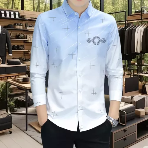 Wholesale Chrome Hearts Shirts Long Sleeved For Men #1374940 $56.00 USD, Wholesale Quality Replica Chrome Hearts Shirts