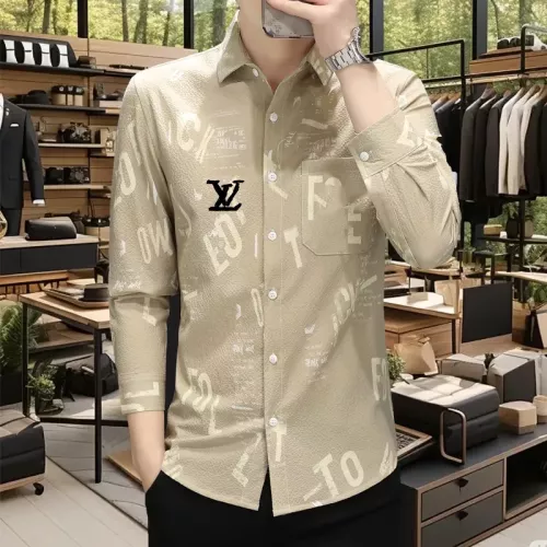 Replica Louis Vuitton LV Shirts Long Sleeved For Men #1374941 $56.00 USD for Wholesale