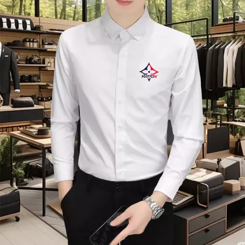 Wholesale Louis Vuitton LV Shirts Long Sleeved For Men #1374943 $56.00 USD, Wholesale Quality Replica Louis Vuitton LV Shirts