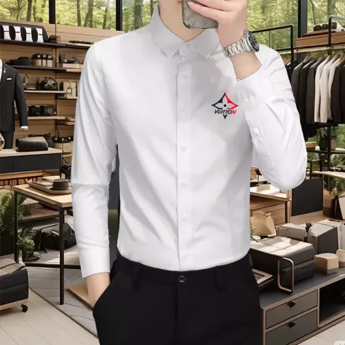 Replica Louis Vuitton LV Shirts Long Sleeved For Men #1374943 $56.00 USD for Wholesale