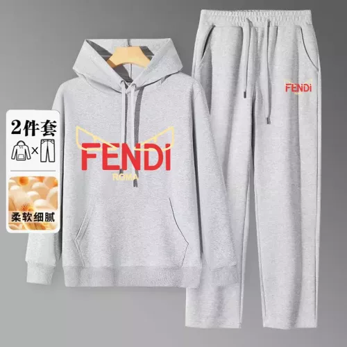Wholesale Fendi Tracksuits Long Sleeved For Men #1375044 $80.00 USD, Wholesale Quality Replica Fendi Tracksuits