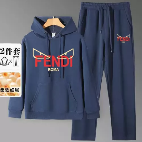 Wholesale Fendi Tracksuits Long Sleeved For Men #1375045 $80.00 USD, Wholesale Quality Replica Fendi Tracksuits