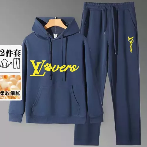 Wholesale Louis Vuitton LV Tracksuits Long Sleeved For Men #1375083 $80.00 USD, Wholesale Quality Replica Louis Vuitton LV Tracksuits