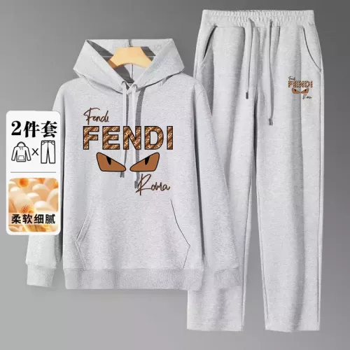 Wholesale Fendi Tracksuits Long Sleeved For Men #1375104 $80.00 USD, Wholesale Quality Replica Fendi Tracksuits