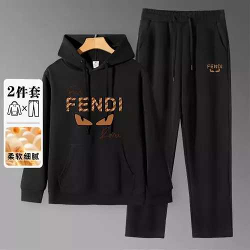 Wholesale Fendi Tracksuits Long Sleeved For Men #1375106 $80.00 USD, Wholesale Quality Replica Fendi Tracksuits