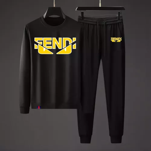 Wholesale Fendi Tracksuits Long Sleeved For Men #1375115 $88.00 USD, Wholesale Quality Replica Fendi Tracksuits