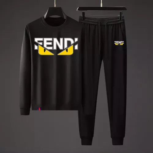 Wholesale Fendi Tracksuits Long Sleeved For Men #1375116 $88.00 USD, Wholesale Quality Replica Fendi Tracksuits