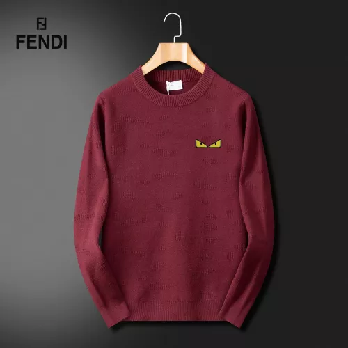 Wholesale Fendi Sweaters Long Sleeved For Men #1375296 $52.00 USD, Wholesale Quality Replica Fendi Sweaters