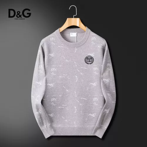 Wholesale Dolce &amp; Gabbana D&amp;G Sweaters Long Sleeved For Men #1375320 $52.00 USD, Wholesale Quality Replica Dolce &amp; Gabbana D&amp;G Sweaters