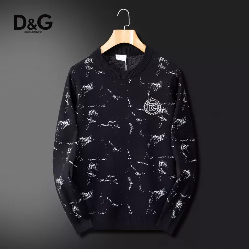 Wholesale Dolce &amp; Gabbana D&amp;G Sweaters Long Sleeved For Men #1375321 $52.00 USD, Wholesale Quality Replica Dolce &amp; Gabbana D&amp;G Sweaters