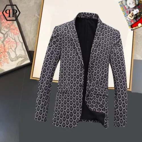 Wholesale Philipp Plein PP Jackets Long Sleeved For Men #1375505 $68.00 USD, Wholesale Quality Replica Philipp Plein PP Jackets