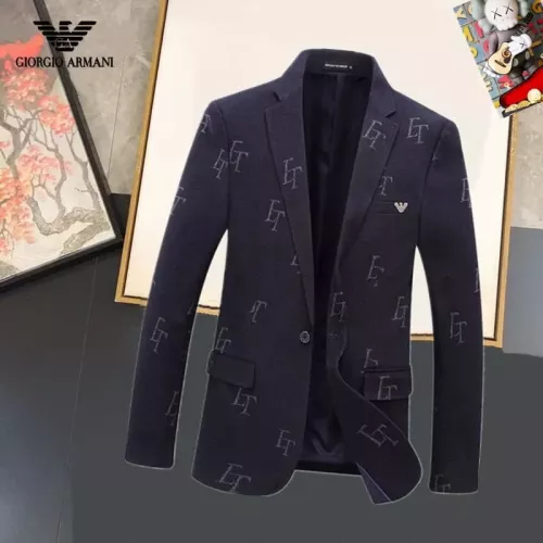 Wholesale Armani Jackets Long Sleeved For Men #1375513 $68.00 USD, Wholesale Quality Replica Armani Jackets