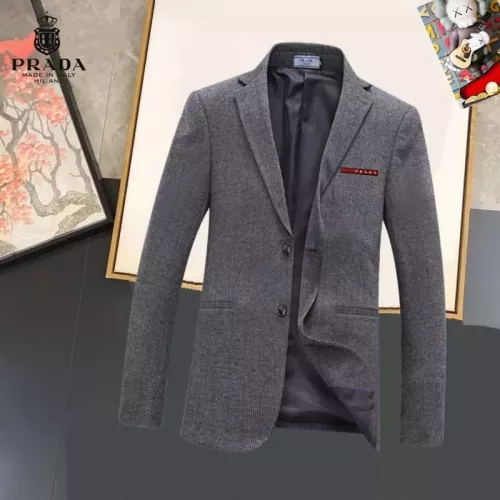 Wholesale Prada Jackets Long Sleeved For Men #1375515 $68.00 USD, Wholesale Quality Replica Prada Jackets