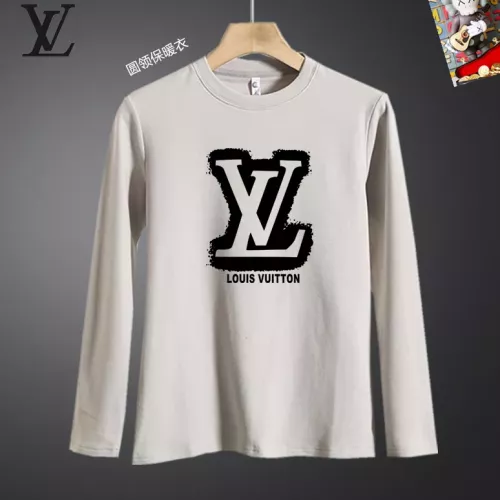 Wholesale Louis Vuitton LV T-Shirts Long Sleeved For Men #1375521 $40.00 USD, Wholesale Quality Replica Louis Vuitton LV T-Shirts
