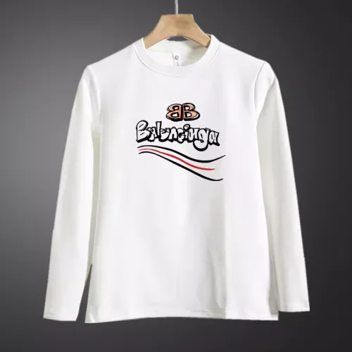 Wholesale Balenciaga T-Shirts Long Sleeved For Men #1375525 $40.00 USD, Wholesale Quality Replica Balenciaga T-Shirts