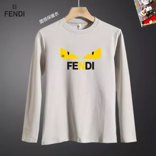 Wholesale Fendi T-Shirts Long Sleeved For Men #1375531 $40.00 USD, Wholesale Quality Replica Fendi T-Shirts