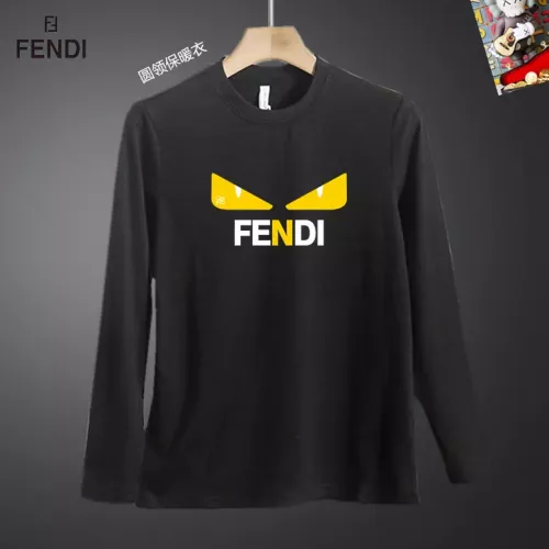 Wholesale Fendi T-Shirts Long Sleeved For Men #1375534 $40.00 USD, Wholesale Quality Replica Fendi T-Shirts