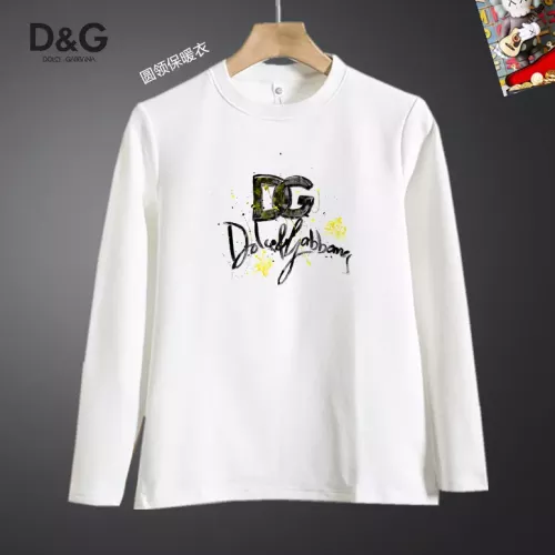 Wholesale Dolce &amp; Gabbana D&amp;G T-Shirts Long Sleeved For Men #1375540 $40.00 USD, Wholesale Quality Replica Dolce &amp; Gabbana D&amp;G T-Shirts