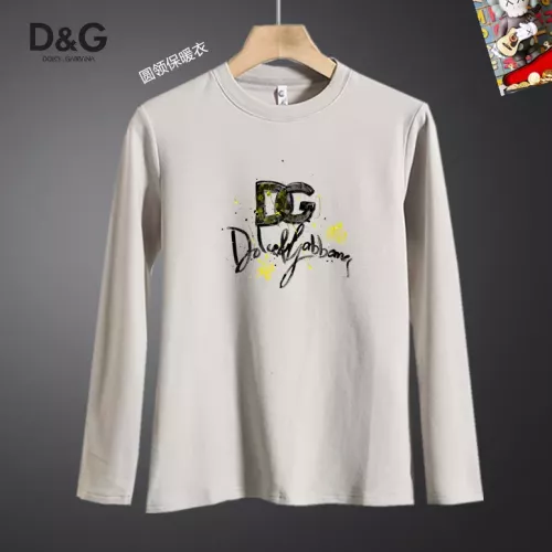 Wholesale Dolce &amp; Gabbana D&amp;G T-Shirts Long Sleeved For Men #1375541 $40.00 USD, Wholesale Quality Replica Dolce &amp; Gabbana D&amp;G T-Shirts