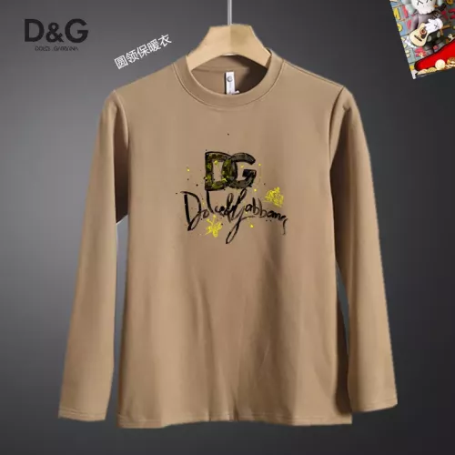 Wholesale Dolce &amp; Gabbana D&amp;G T-Shirts Long Sleeved For Men #1375542 $40.00 USD, Wholesale Quality Replica Dolce &amp; Gabbana D&amp;G T-Shirts