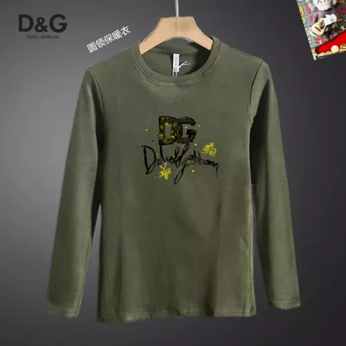 Wholesale Dolce &amp; Gabbana D&amp;G T-Shirts Long Sleeved For Men #1375543 $40.00 USD, Wholesale Quality Replica Dolce &amp; Gabbana D&amp;G T-Shirts