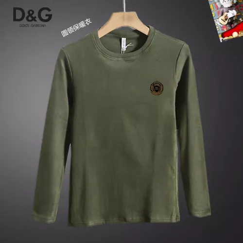 Wholesale Dolce &amp; Gabbana D&amp;G T-Shirts Long Sleeved For Men #1375553 $40.00 USD, Wholesale Quality Replica Dolce &amp; Gabbana D&amp;G T-Shirts