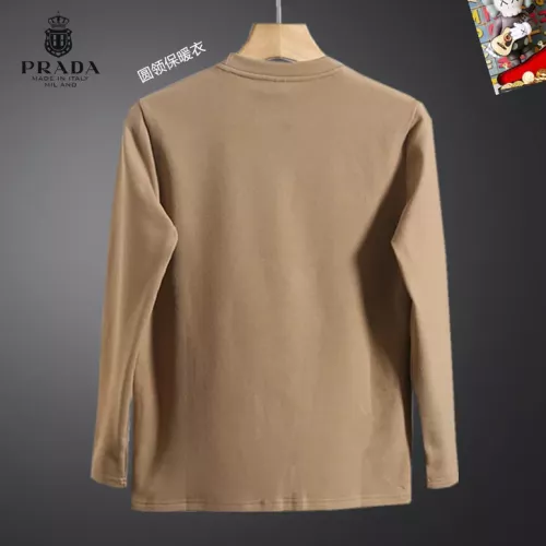 Replica Prada T-Shirts Long Sleeved For Men #1375562 $40.00 USD for Wholesale