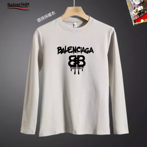 Wholesale Balenciaga T-Shirts Long Sleeved For Men #1375571 $40.00 USD, Wholesale Quality Replica Balenciaga T-Shirts