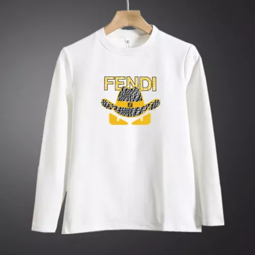 Wholesale Fendi T-Shirts Long Sleeved For Men #1375585 $40.00 USD, Wholesale Quality Replica Fendi T-Shirts