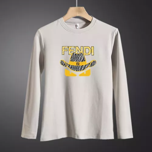 Wholesale Fendi T-Shirts Long Sleeved For Men #1375586 $40.00 USD, Wholesale Quality Replica Fendi T-Shirts