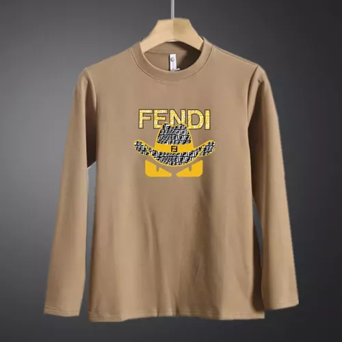 Wholesale Fendi T-Shirts Long Sleeved For Men #1375587 $40.00 USD, Wholesale Quality Replica Fendi T-Shirts