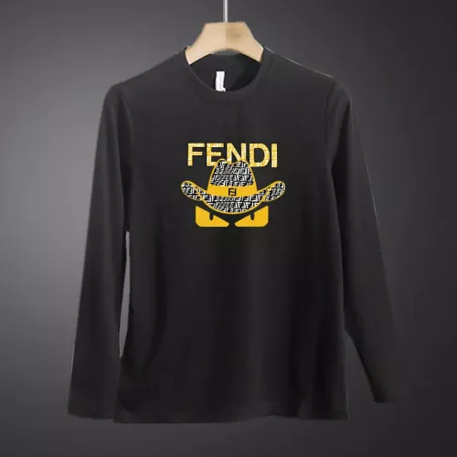 Wholesale Fendi T-Shirts Long Sleeved For Men #1375589 $40.00 USD, Wholesale Quality Replica Fendi T-Shirts