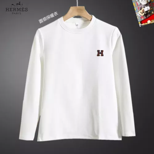 Wholesale Hermes T-Shirts Long Sleeved For Men #1375625 $40.00 USD, Wholesale Quality Replica Hermes T-Shirts