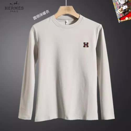 Wholesale Hermes T-Shirts Long Sleeved For Men #1375626 $40.00 USD, Wholesale Quality Replica Hermes T-Shirts