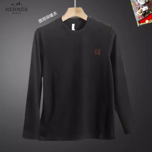 Wholesale Hermes T-Shirts Long Sleeved For Men #1375629 $40.00 USD, Wholesale Quality Replica Hermes T-Shirts