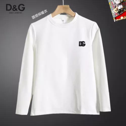 Wholesale Dolce &amp; Gabbana D&amp;G T-Shirts Long Sleeved For Men #1375630 $40.00 USD, Wholesale Quality Replica Dolce &amp; Gabbana D&amp;G T-Shirts