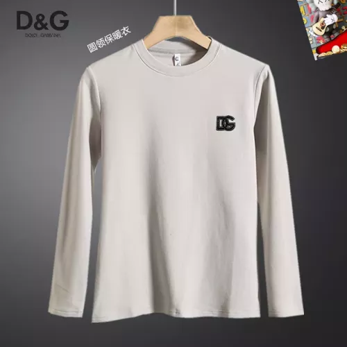 Wholesale Dolce &amp; Gabbana D&amp;G T-Shirts Long Sleeved For Men #1375631 $40.00 USD, Wholesale Quality Replica Dolce &amp; Gabbana D&amp;G T-Shirts