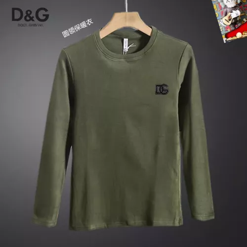 Wholesale Dolce &amp; Gabbana D&amp;G T-Shirts Long Sleeved For Men #1375633 $40.00 USD, Wholesale Quality Replica Dolce &amp; Gabbana D&amp;G T-Shirts