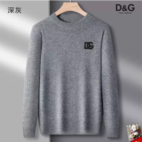 Wholesale Dolce &amp; Gabbana D&amp;G Sweaters Long Sleeved For Men #1375664 $42.00 USD, Wholesale Quality Replica Dolce &amp; Gabbana D&amp;G Sweaters