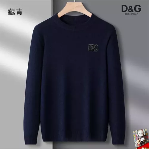 Wholesale Dolce &amp; Gabbana D&amp;G Sweaters Long Sleeved For Men #1375669 $42.00 USD, Wholesale Quality Replica Dolce &amp; Gabbana D&amp;G Sweaters