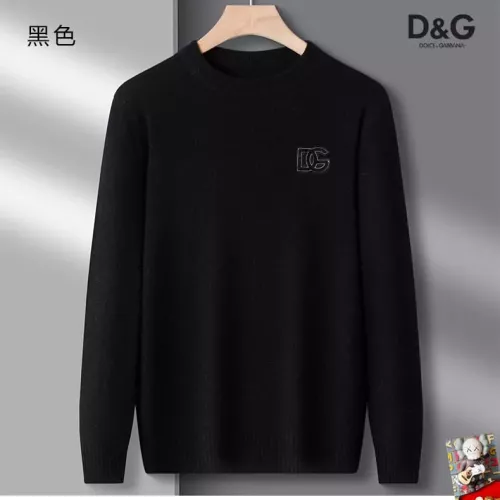 Wholesale Dolce &amp; Gabbana D&amp;G Sweaters Long Sleeved For Men #1375670 $42.00 USD, Wholesale Quality Replica Dolce &amp; Gabbana D&amp;G Sweaters
