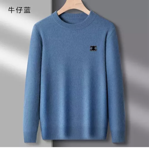 Wholesale Celine Sweaters Long Sleeved For Men #1375693 $42.00 USD, Wholesale Quality Replica Celine Sweaters