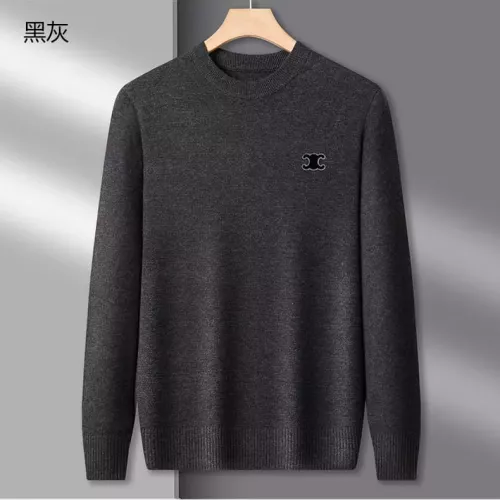 Wholesale Celine Sweaters Long Sleeved For Men #1375695 $42.00 USD, Wholesale Quality Replica Celine Sweaters